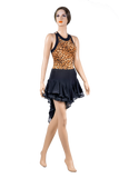 Halter Cross Back Leopard Body - Where to Buy Dancewear SM Dance Fashion Competition Outfit Costume