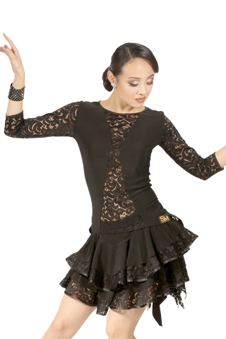 Layered Tassel Latin & Rythm Skirt - Where to Buy Dancewear SM Dance Fashion Competition Outfit Costume