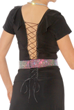 Tier Frill Lace Up Blouse - Where to Buy Dancewear SM Dance Fashion Competition Outfit Costume