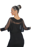 Sheer Mesh Blouse - Where to Buy Dancewear SM Dance Fashion Competition Outfit Costume