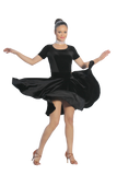 Velvet Flounce Latin & Rhythm Skirt - Where to Buy Dancewear SM Dance Fashion Competition Outfit Costume