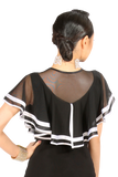 Divided Mesh Flounce Blouses - Where to Buy Dancewear SM Dance Fashion Competition Outfit Costume