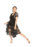 Rhinestones Fur Finish Bolero Jacket - Where to Buy Dancewear SM Dance Fashion Competition Outfit Costume