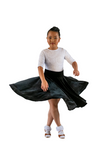 Black Velvet Dance Performance Dress - Where to Buy Dancewear SM Dance Fashion Competition Outfit Costume