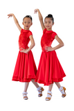 Princess Red Velvet Dance Competition Dress - Where to Buy Dancewear SM Dance Fashion Competition Outfit Costume