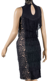 High Neck Fringe Bodycon Latin & Rhythm Dress - Where to Buy Dancewear SM Dance Fashion Competition Outfit Costume