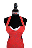 Red Halter Latin Competition Dress - Where to Buy Dancewear SM Dance Fashion Competition Outfit Costume