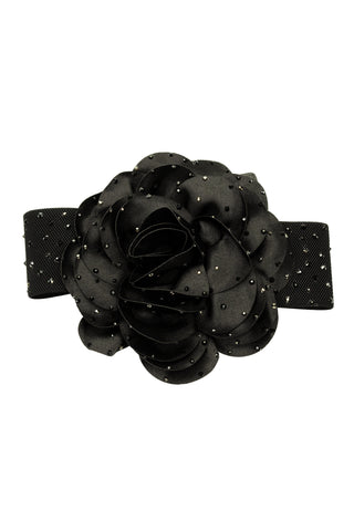 Crystal Flower Accent Belt - Where to Buy Dancewear SM Dance Fashion Competition Outfit Costume