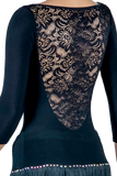 Bateau Neckline Transparent Back Blouse - Where to Buy Dancewear SM Dance Fashion Competition Outfit Costume