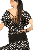 Loose Fit Polkadot Blouse - Where to Buy Dancewear SM Dance Fashion Competition Outfit Costume