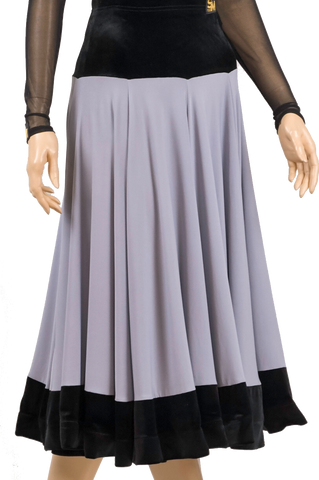 Velour Gore Ballroom & Smooth Skirt - Where to Buy Dancewear SM Dance Fashion Competition Outfit Costume
