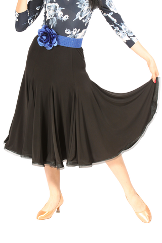 Flowy Pleated Skirt Ballroom Smooth Dress PCWB190101