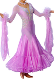 Purple Ballroom Competition Dress - Where to Buy Dancewear SM Dance Fashion Competition Outfit Costume