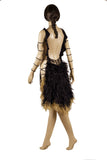 Leopard Print Fringe Fearther Skirt/Tale Latin & Rhythm Competition Dress - Where to Buy Dancewear SM Dance Fashion Competition Outfit Costume