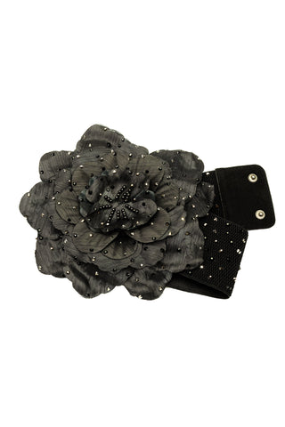 Crystal Floral Accent Belt - Where to Buy Dancewear SM Dance Fashion Competition Outfit Costume