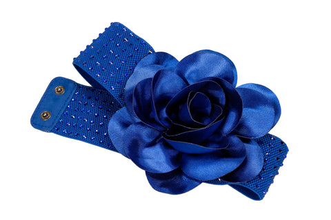 Blue Floral Crystal Belt - Where to Buy Dancewear SM Dance Fashion Competition Outfit Costume