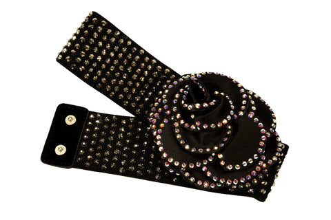Rose Crystal Belt - Where to Buy Dancewear SM Dance Fashion Competition Outfit Costume