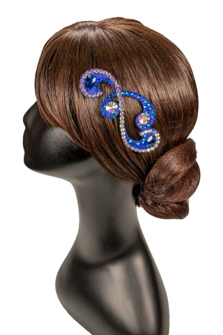 Blue Inhibit Hair Piece - Where to Buy Dancewear SM Dance Fashion Competition Outfit Costume