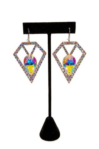 Geometric Diamond Earrings - Where to Buy Dancewear SM Dance Fashion Competition Outfit Costume