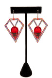 Geometric Diamond Earrings - Where to Buy Dancewear SM Dance Fashion Competition Outfit Costume