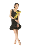 Drapped Double Flounce Latin & Rythm Skirt - Where to Buy Dancewear SM Dance Fashion Competition Outfit Costume