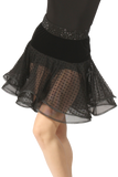Double Flounce Latin & Rythm Skirt - Where to Buy Dancewear SM Dance Fashion Competition Outfit Costume