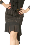 Rhinestones Chiffon Frill Latin & Rhythm Skirt - Where to Buy Dancewear SM Dance Fashion Competition Outfit Costume