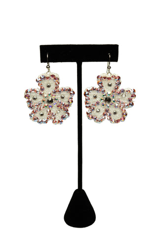 Floral Drop Earrings - Where to Buy Dancewear SM Dance Fashion Competition Outfit Costume