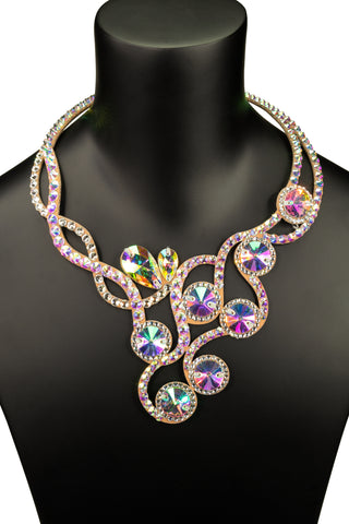 Crystallized Round Accent Princess Necklace - Where to Buy Dancewear SM Dance Fashion Competition Outfit Costume