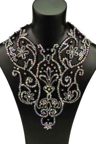 Crystallized Plastron Necklace - Where to Buy Dancewear SM Dance Fashion Competition Outfit Costume