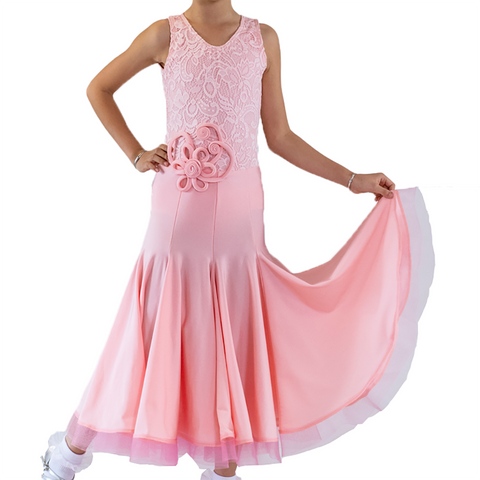 Girl's Ballroom Dance Performance Dress - Where to Buy Dancewear SM Dance Fashion Competition Outfit Costume