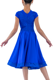 Girl's Blue Dance Performance Dress - Where to Buy Dancewear SM Dance Fashion Competition Outfit Costume