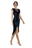 Asymmetrical Frill Latin & Rhythm Dress - Where to Buy Dancewear SM Dance Fashion Competition Outfit Costume