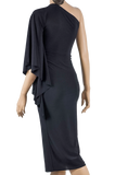 Asymmetrical One-Shoulder Frill Latin & Rhythm Dress - Where to Buy Dancewear SM Dance Fashion Competition Outfit Costume