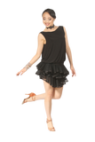 Layered Flounce Mini Latin & Rythm Skirt - Where to Buy Dancewear SM Dance Fashion Competition Outfit Costume