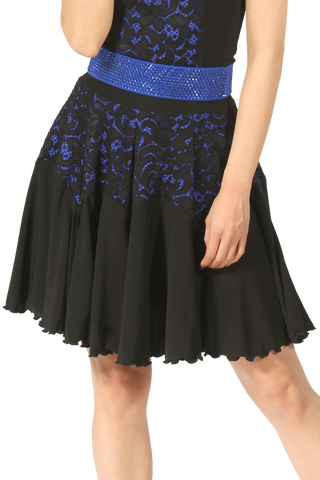Flounce Lace Latin & Rythm Skirt - Where to Buy Dancewear SM Dance Fashion Competition Outfit Costume