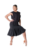 Rhinestone Flounce Latin & Rhythm Skirt - Where to Buy Dancewear SM Dance Fashion Competition Outfit Costume