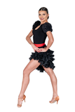 Asymmetrical Layered Frill Latin & Rythm Skirt - Where to Buy Dancewear SM Dance Fashion Competition Outfit Costume