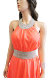 Orange Latin Competition Dress - Where to Buy Dancewear SM Dance Fashion Competition Outfit Costume