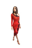 Red Latin Competition Dress - Where to Buy Dancewear SM Dance Fashion Competition Outfit Costume